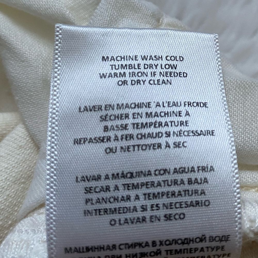 Re/Done Button Fly Creamy White Jeans Raw Ankle Womens Size 25 - Picture 10 of 10